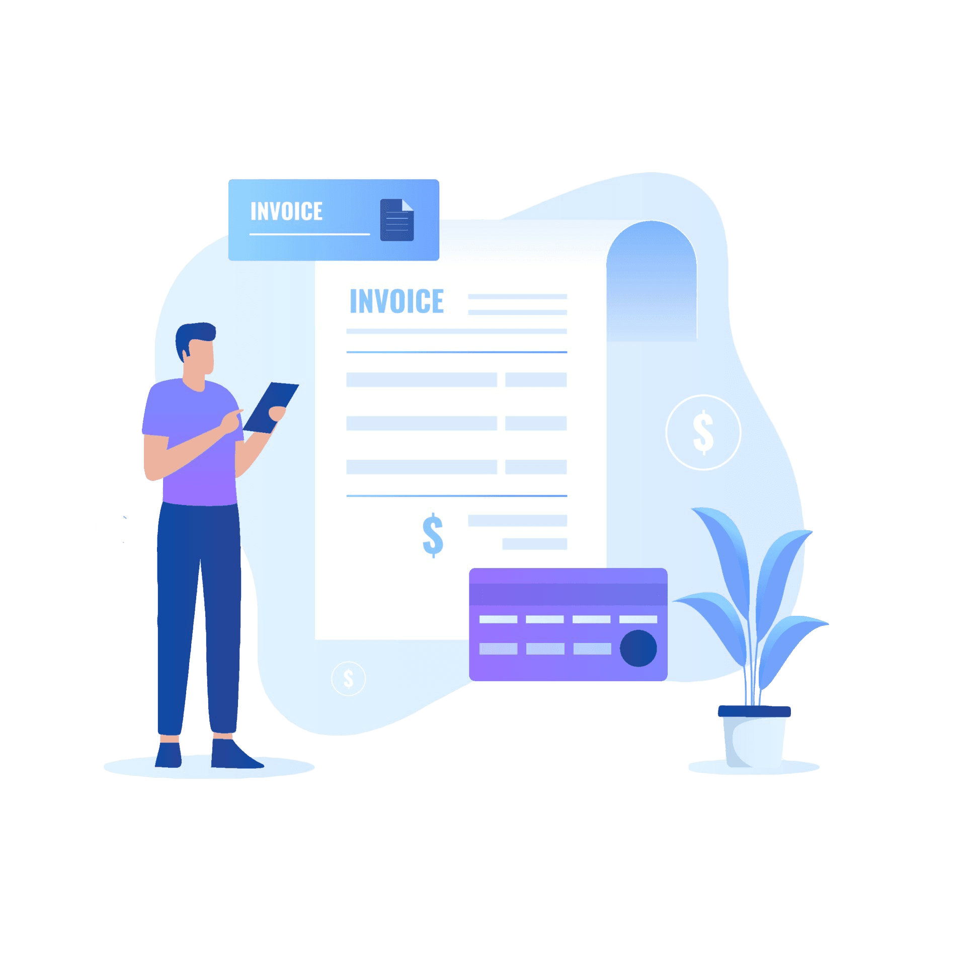 What does the invoice look like